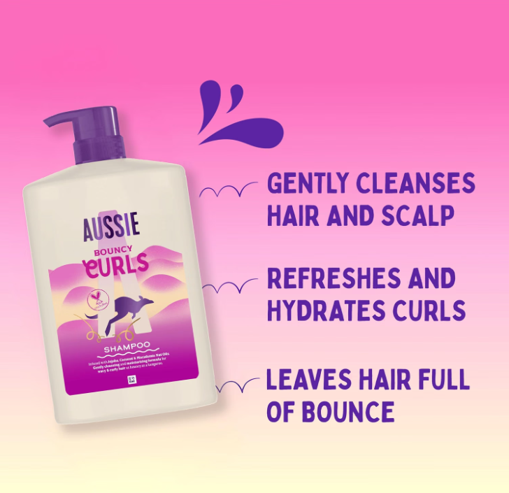 Aussie Bouncy Curls Suplhate-Free Shampoo 1L